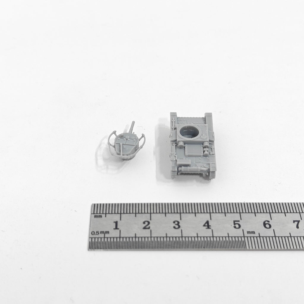 Soviet T-26B Light Tank,3D Printed,1/144 Scale Mini Tank Model,Resin