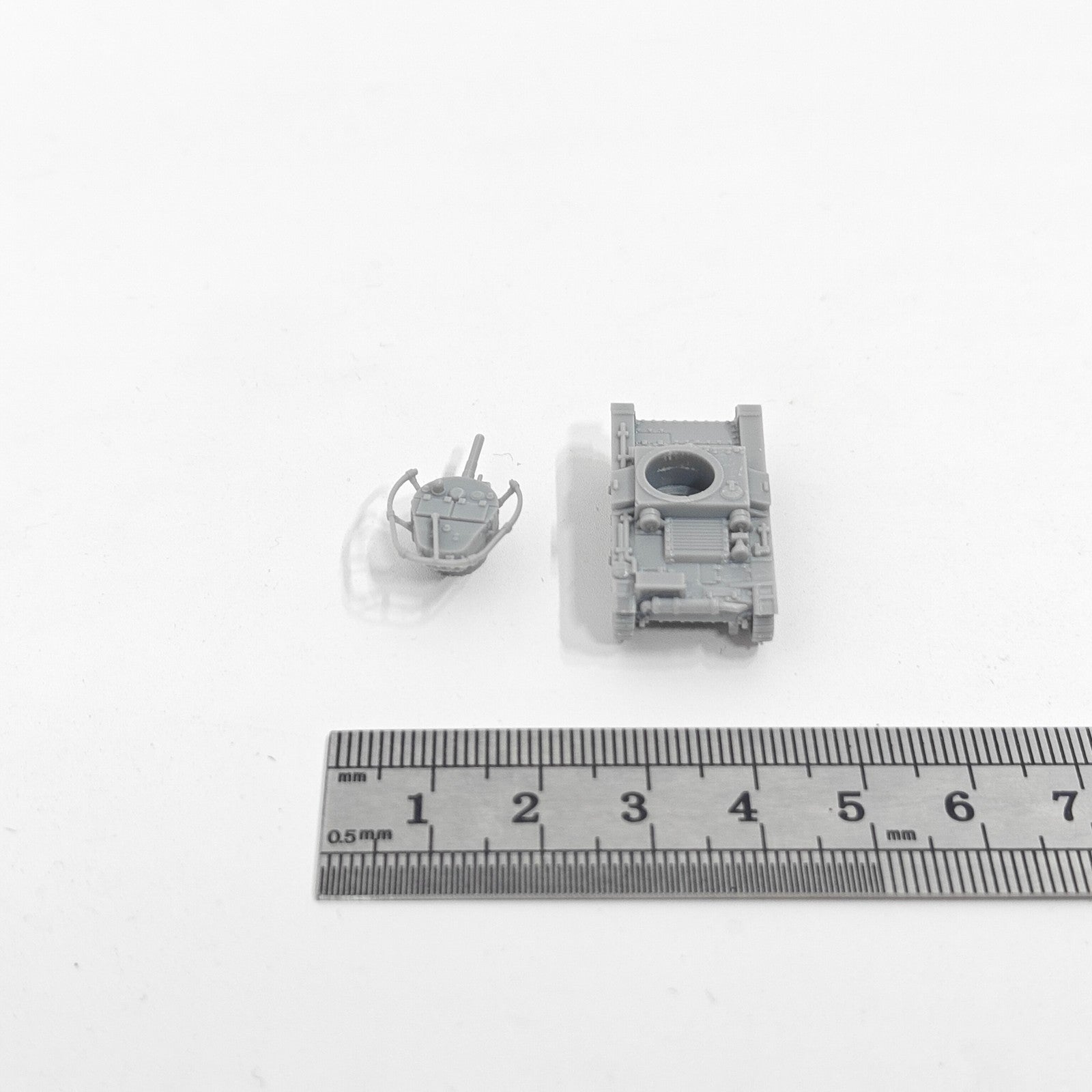 Soviet T-26B Light Tank,3D Printed,1/144 Scale Mini Tank Model,Resin