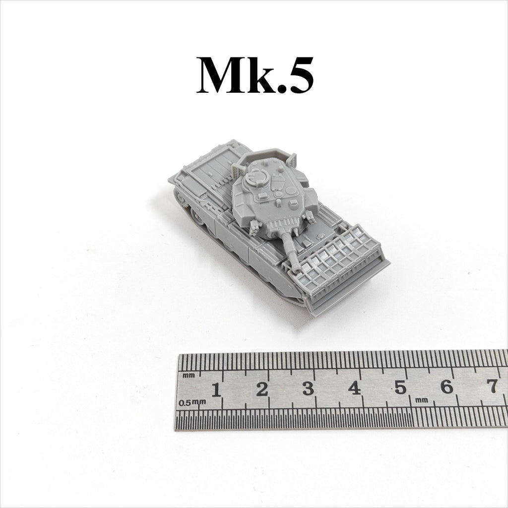 British Centurion Mk.5 AVRE,3D Printed,1/144 Scale Mini Tank Model,Resin