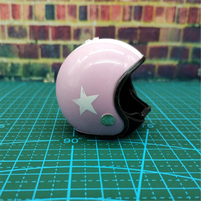 1/6 Scale Mini Motorcycle Helmet Plastic Simulation Model for 12‘’ Action Figure