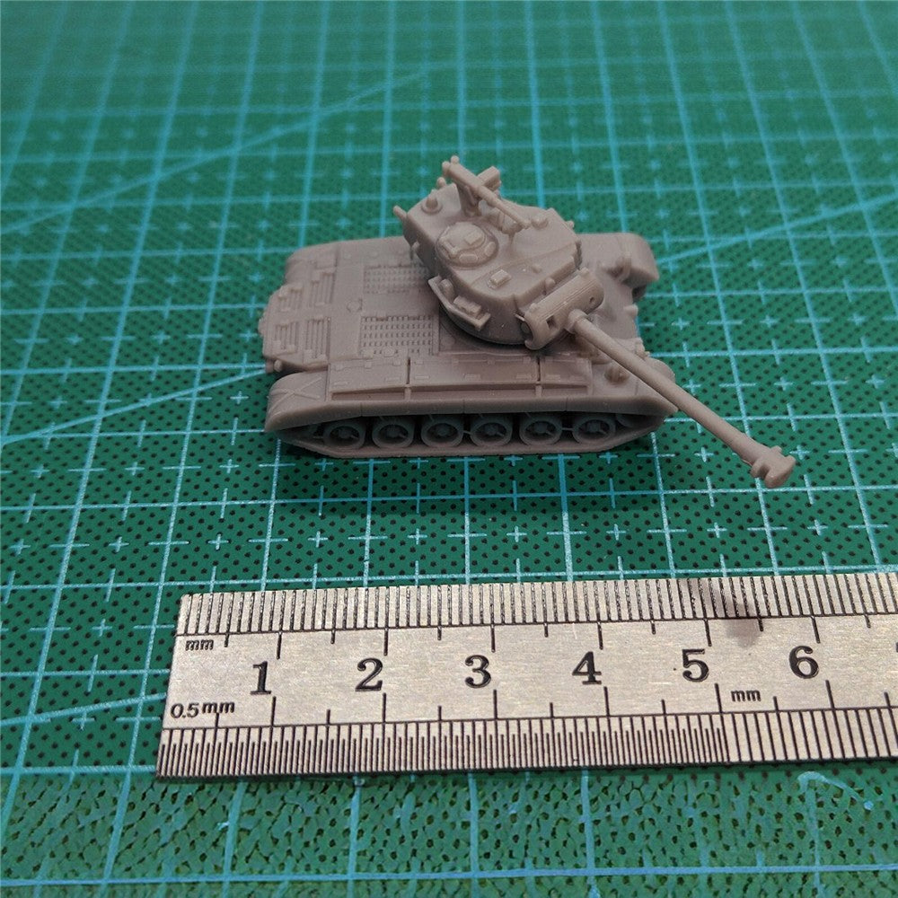U.S. Army M26 Pershing Tank, 3D Printed ,1/144 Scale Mini Tank Model,Resin