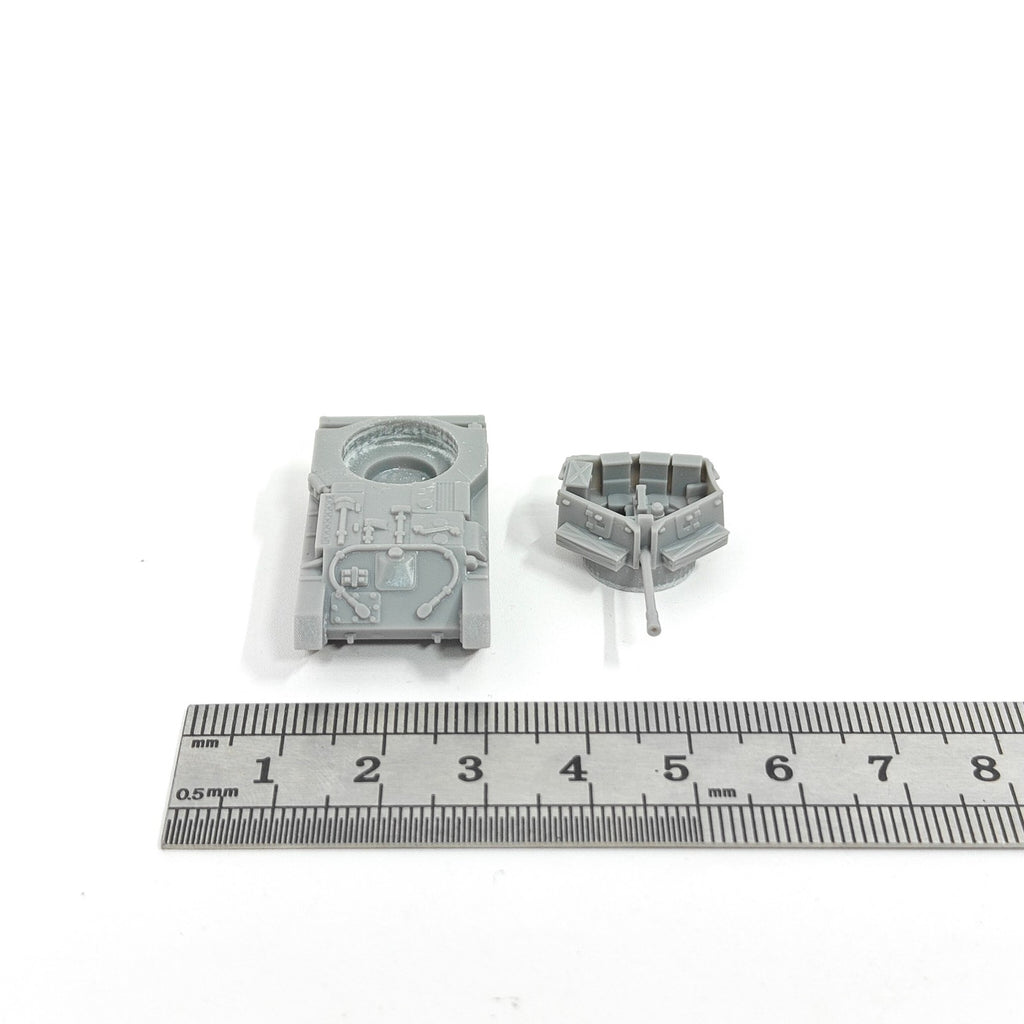 WWII Soviet ZSU-37 SPAAG,3D Printed,1/144 Scale Mini Tank Model,Resin