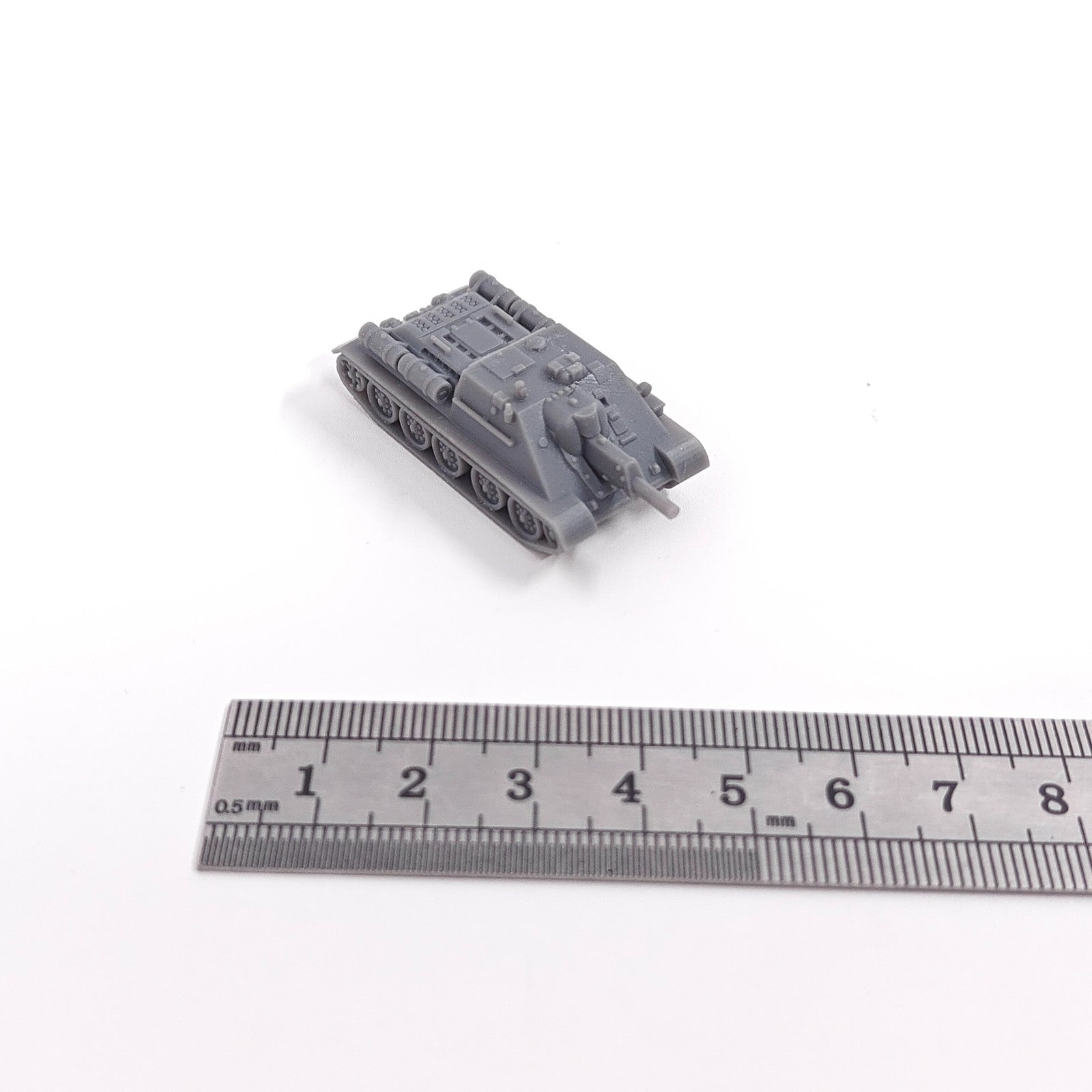 WWII Soviet SU-122 Tank Destroyer,3D Printed,1/144 Scale Mini Tank Model,Resin