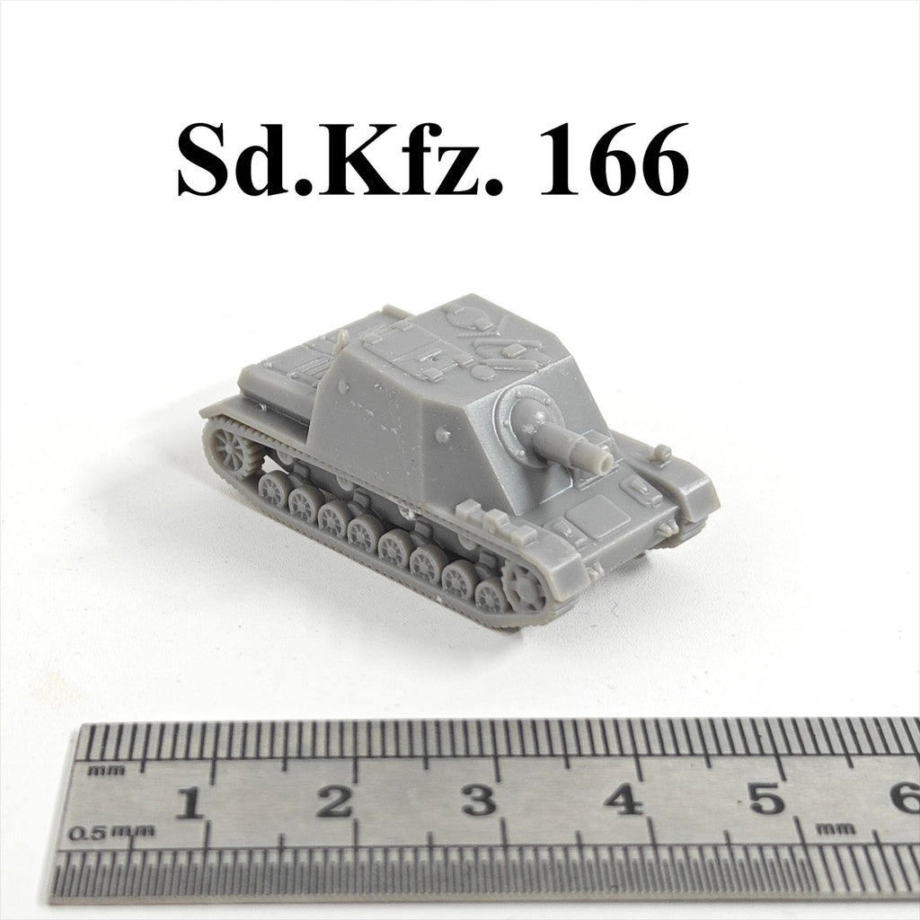 WWII German Sturmpanzer IV Brummbaer Tank,3D Printed,1/144 Scale Model,Resin