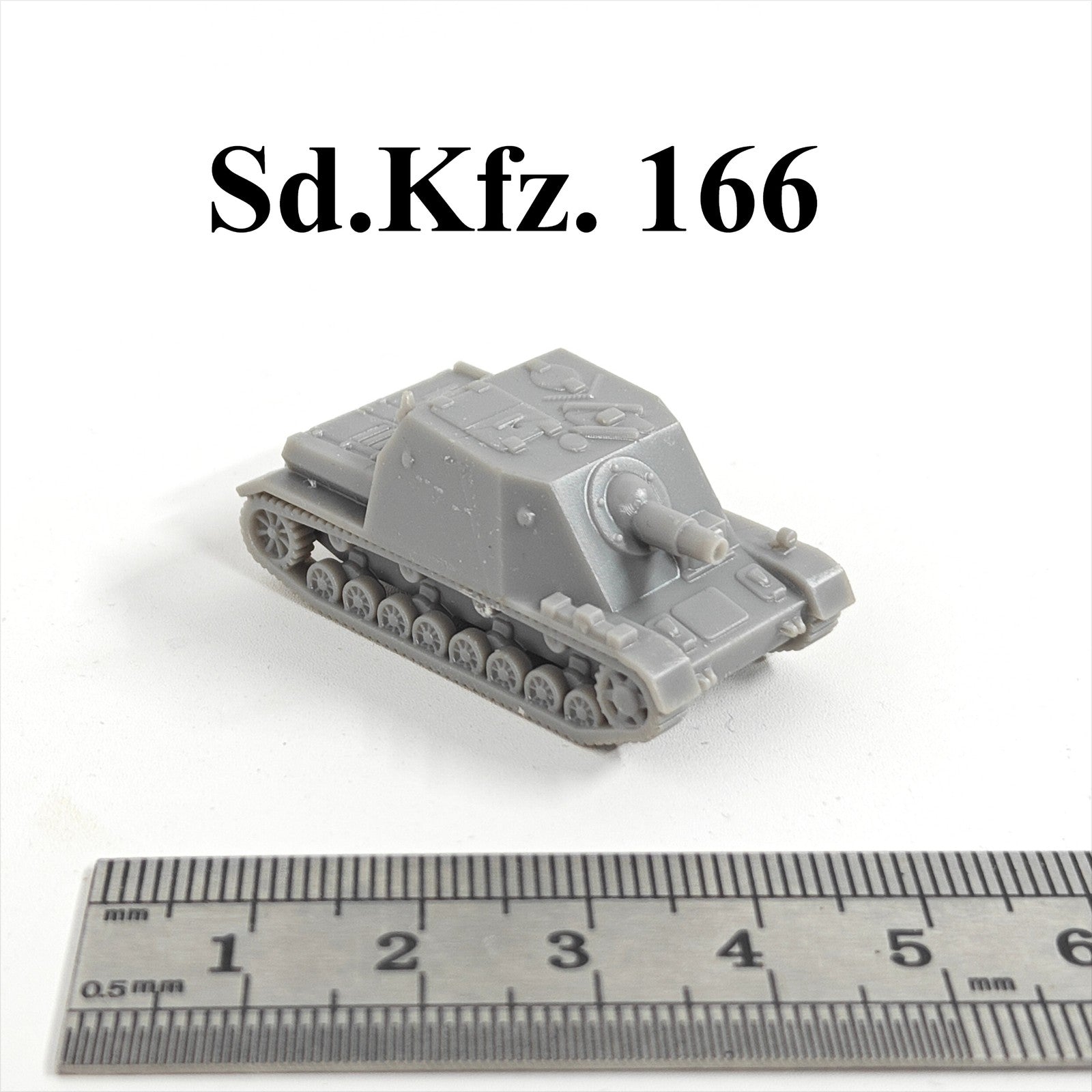 WWII German Sturmpanzer IV Brummbaer Tank,3D Printed,1/144 Scale Model,Resin