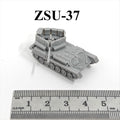 WWII Soviet ZSU-37 SPAAG,3D Printed,1/144 Scale Mini Tank Model,Resin