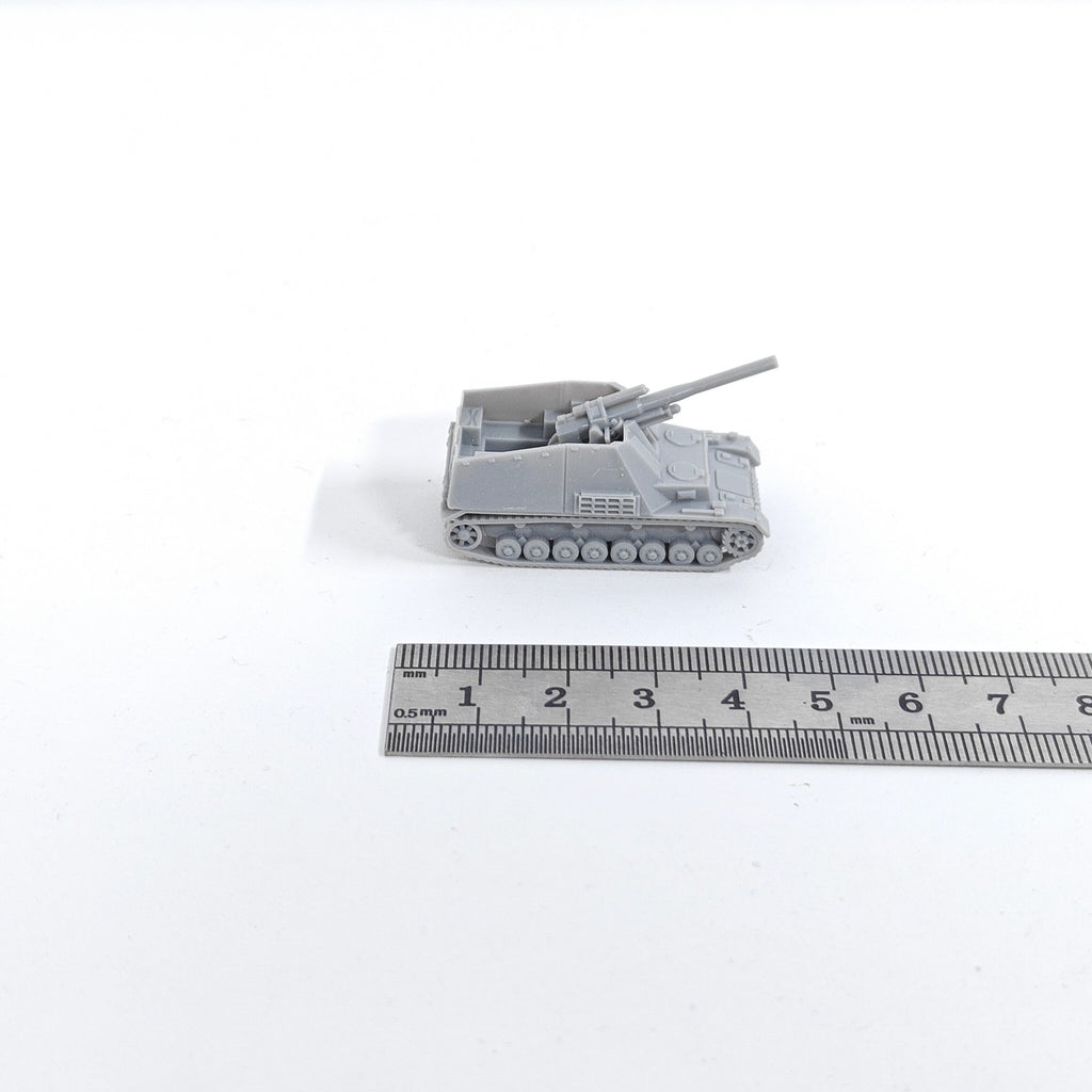WWII German Sd.Kfz.165 SPG,3D Printed,1/144 Scale Tank Model,Resin