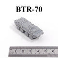 Soviet BTR-70 APC,3D Printed,1/144 Scale Mini Tank Model,Resin