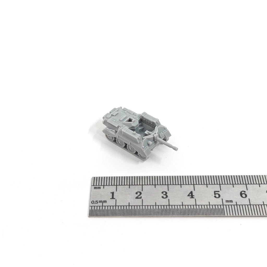 British FV4402 SPATG,3D Printed,1/144 Scale Mini Tank Model,Resin