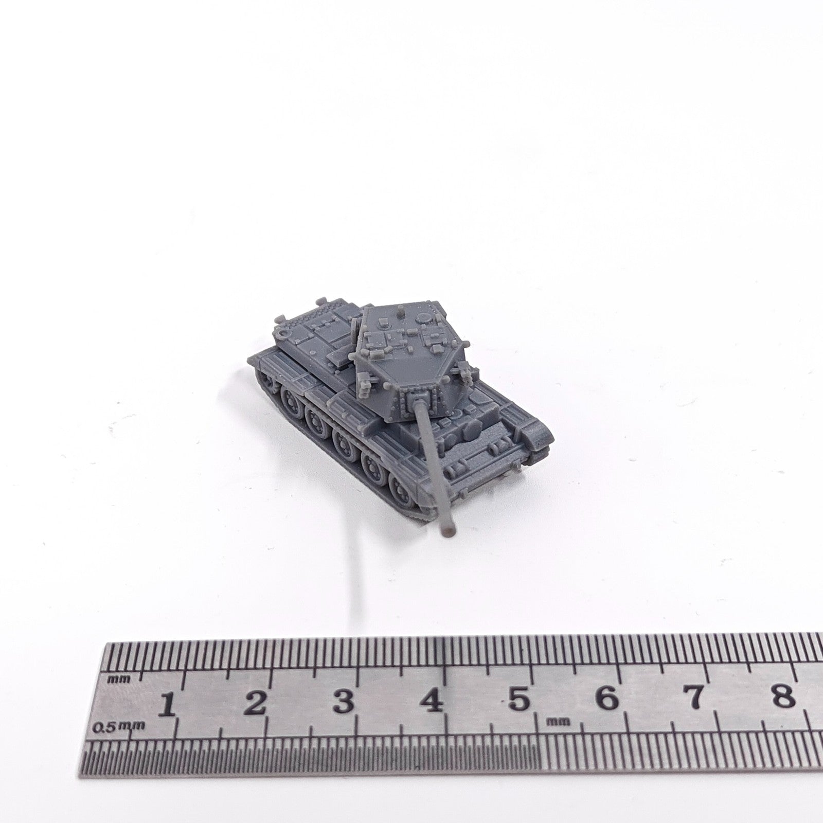 British FV4101 Charioteer Tank,3D Printed,1/144 Scale Mini Tank Model,Resin