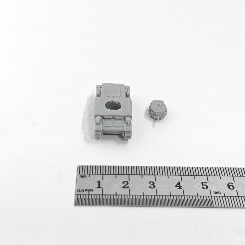 German Panzerkampfwagen II (Flamm) Ausf.E Tank,3D Printed,1/144 Mini Model,Resin