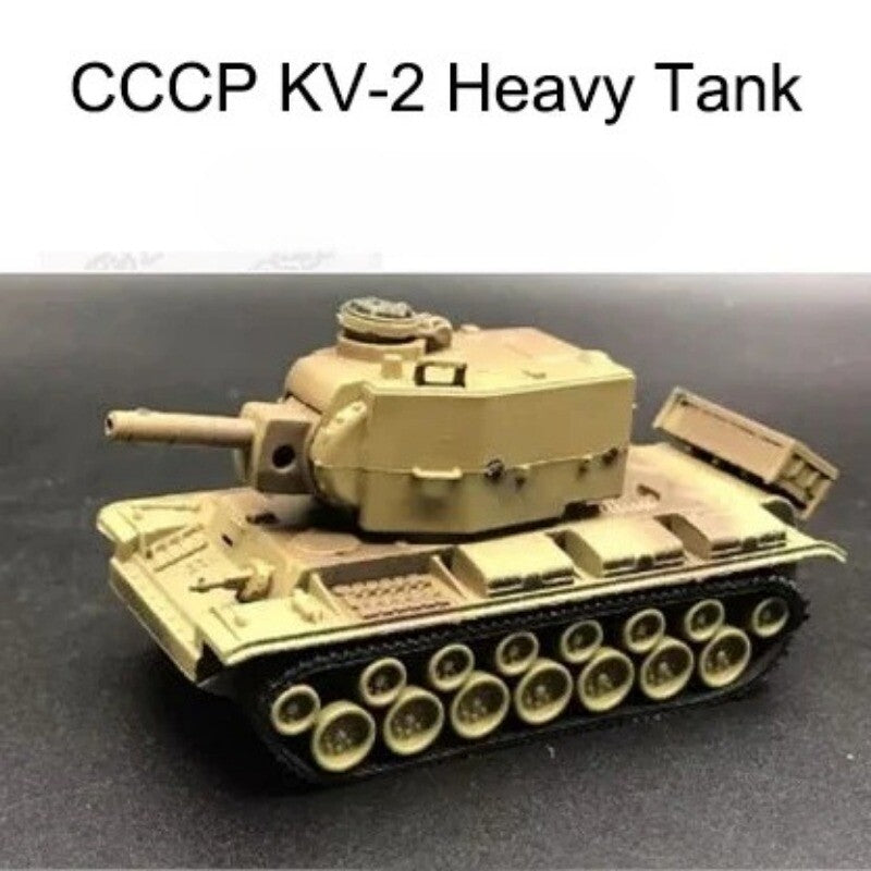 1/72 Scale Mini Plastic Assembled Tank Model Kit WWII Military Model Puzzles