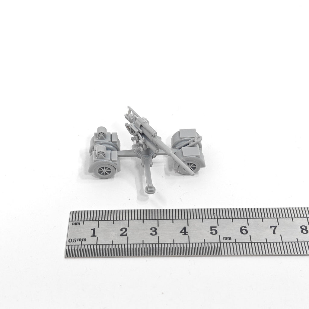German 88 MM Flak 36 with Sd.Anh. 202,3D Printed,1/144 Scale Mini Model,Resin
