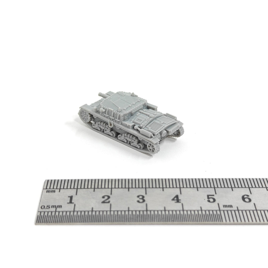 WWII Italian M41 75/18 Assault Gun,3D Printed,1/144 Scale Mini Tank Model,Resin