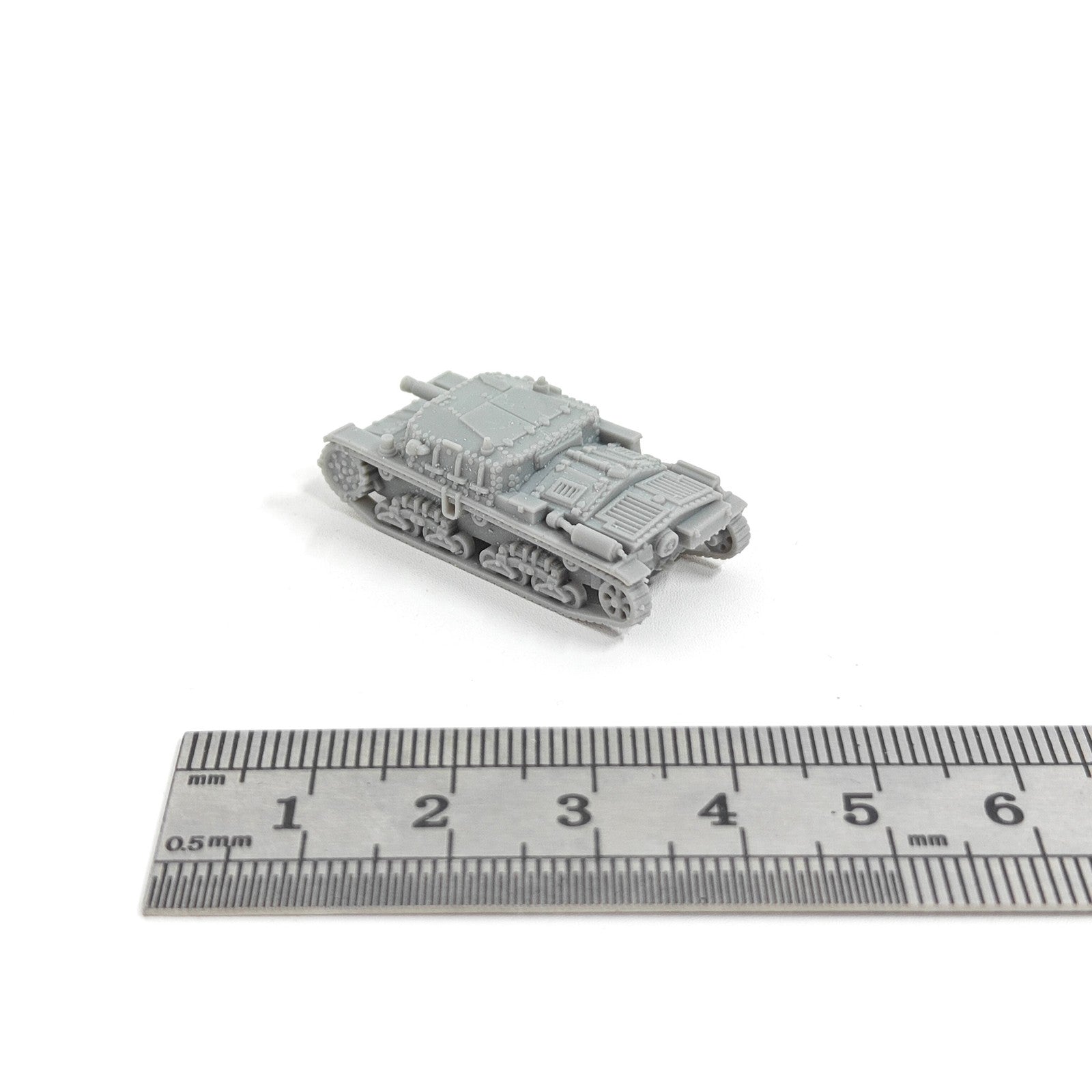 WWII Italian M41 75/18 Assault Gun,3D Printed,1/144 Scale Mini Tank Model,Resin