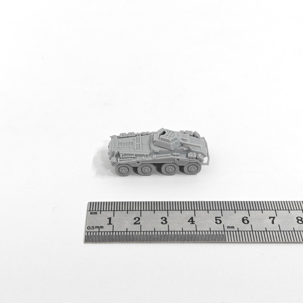 WWII German Sd.Kfz. 234/1 ARV,3D Printed,1/144 Scale Mini Tank Model,Resin