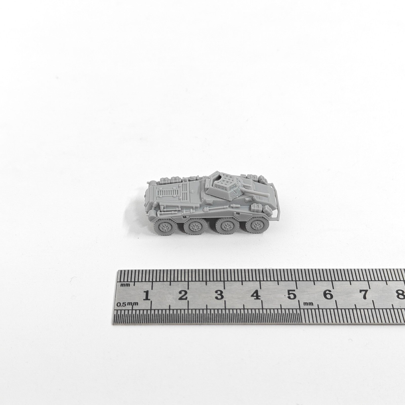 WWII German Sd.Kfz. 234/1 ARV,3D Printed,1/144 Scale Mini Tank Model,Resin