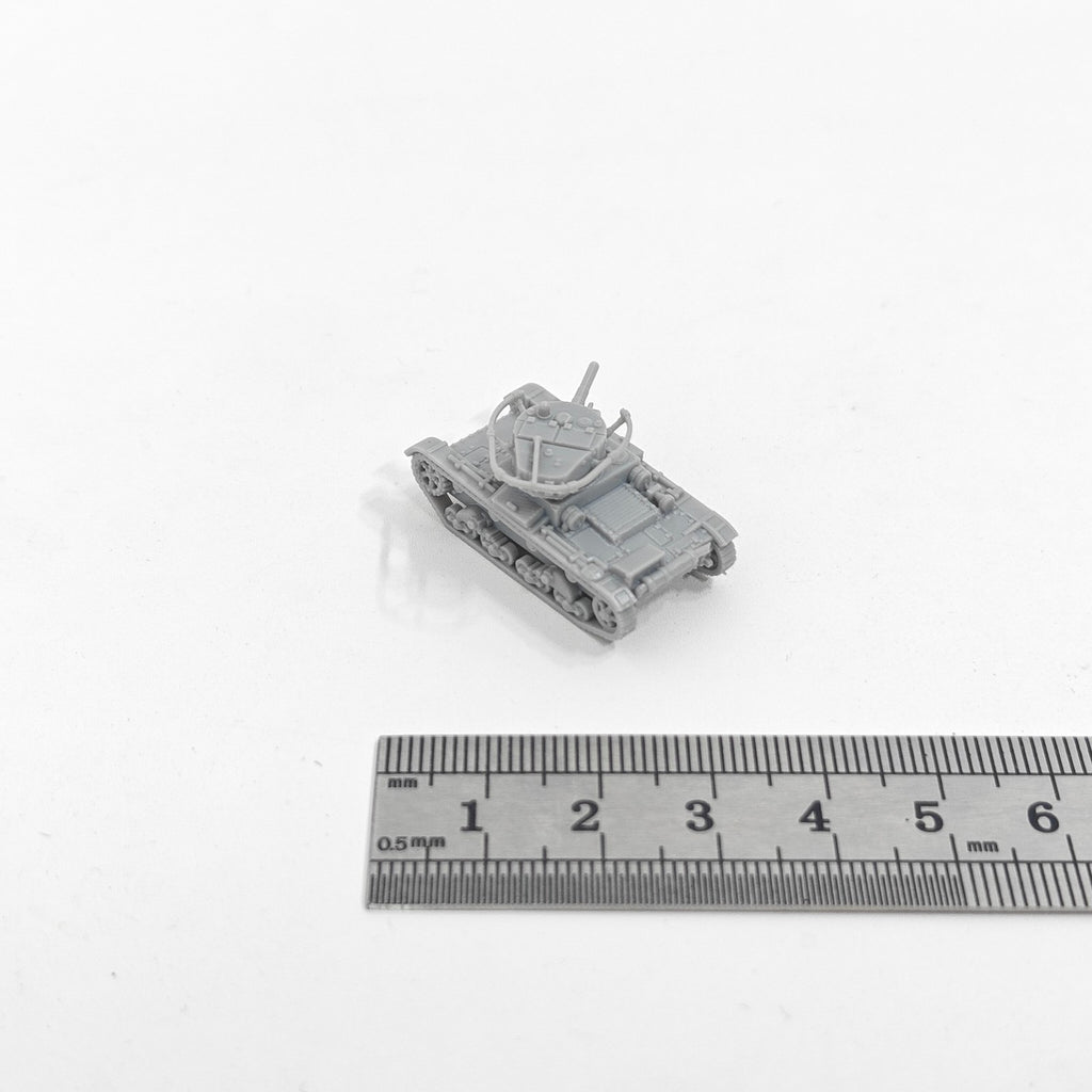 Soviet T-26B Light Tank,3D Printed,1/144 Scale Mini Tank Model,Resin
