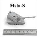 Russia 2S19 Msta-S Howitzer,3D Printed,1/144 Scale Mini Tank Model,Resin