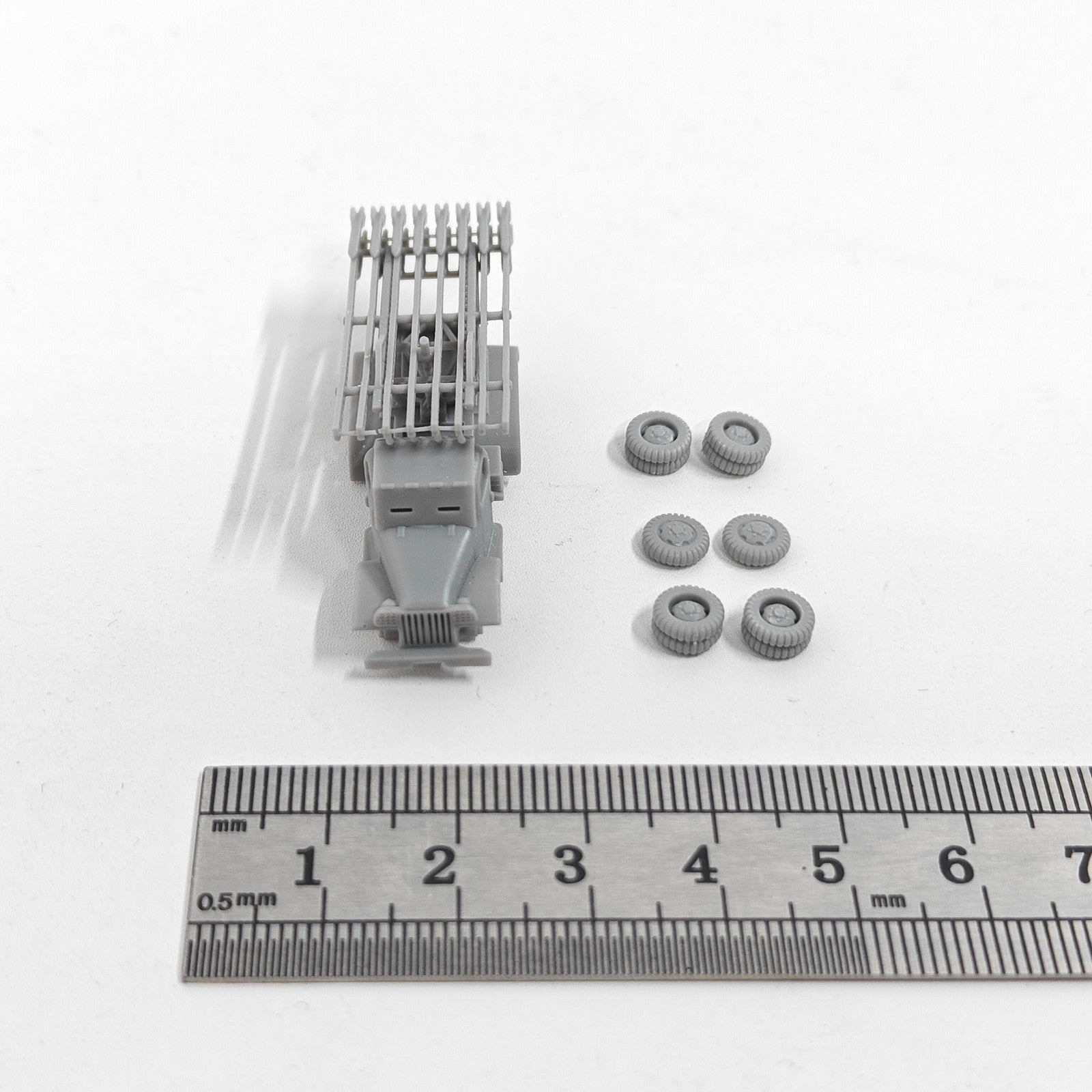 WWII Soviet BM-13 Rocket Artillery,3D Printed,1/144 Scale Mini Tank Model,Resin