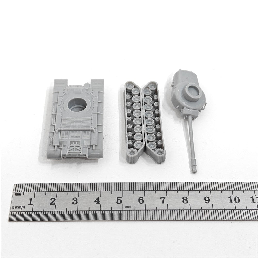WWII US Army T34 Heavy Tank,3D Printed,1/144 Scale Mini Tank Model,Resin