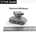 WWII US Army Sherman Whizbang,3D Printed,1/144 Scale Mini Tank Model,Resin