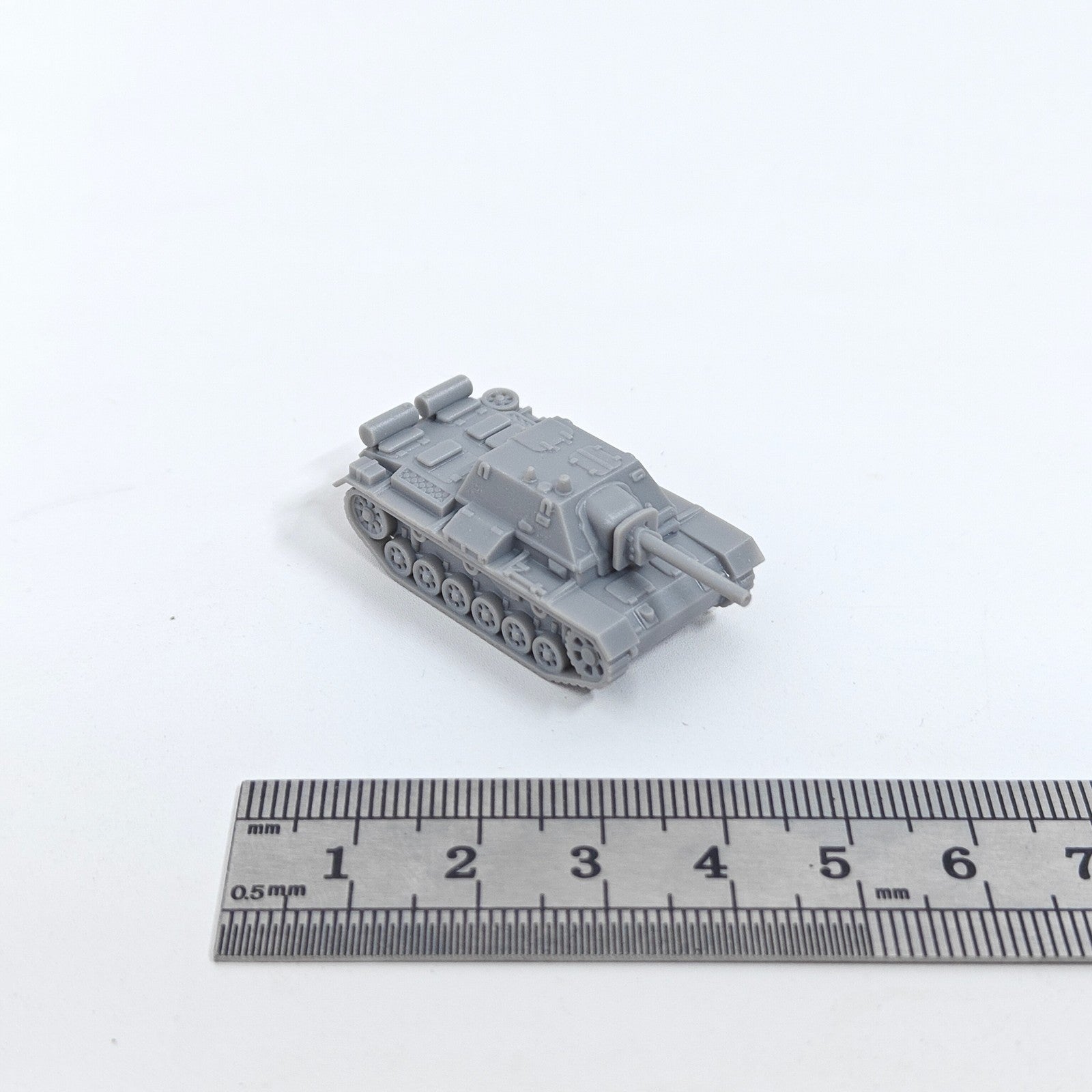 WWII Soviet SU-76i Tank Destroyer,3D Printed,1/144 Scale Mini Tank Model,Resin