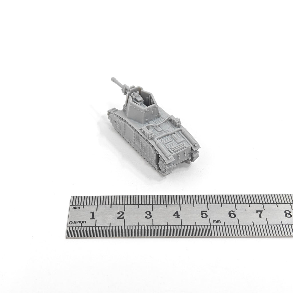 French 105 LeFH18B2 Tank, 3D Printed ,1/144 Scale Mini Tank Model,Resin