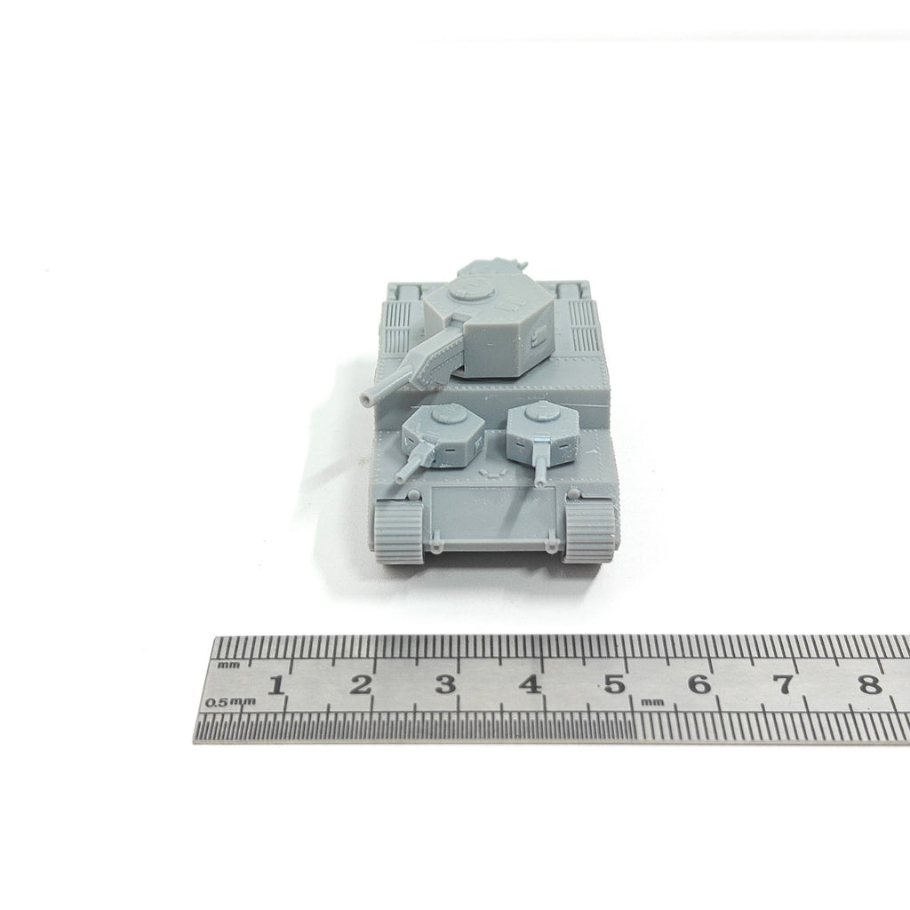 Japanese O-I Super Heavy Tank,3D Printed,1/144 Scale Mini Tank Model,Resin