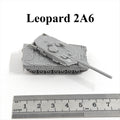 German Leopard 2A6 Main Battle Tank,3D Printed,1/144 Scale Mini Tank Model,Resin