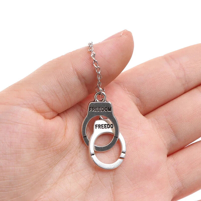 Mini Metal Handcuffs Model for 1/12 1/6 Scale Action Figures
