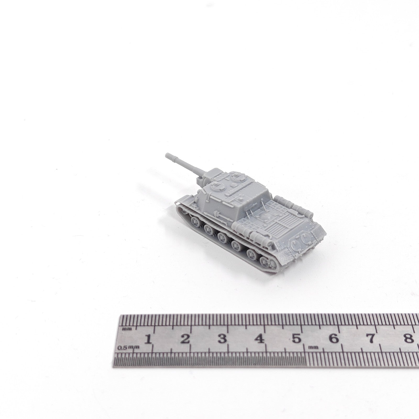 Soviet ISU-152 Tank Destroyer,3D Printed,1/144 Scale Mini Tank Model,Resin