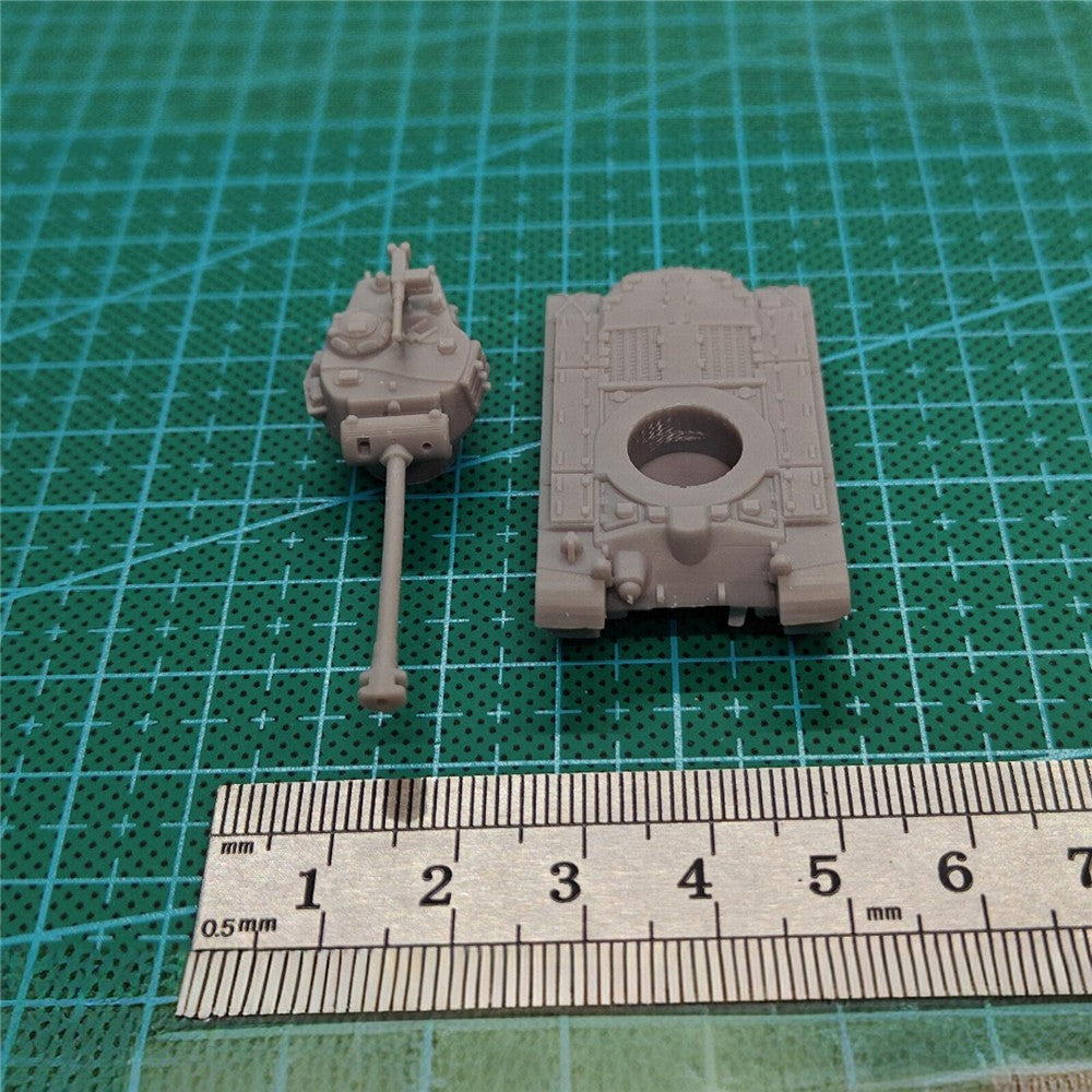 U.S. Army M26 Pershing Tank, 3D Printed ,1/144 Scale Mini Tank Model,Resin