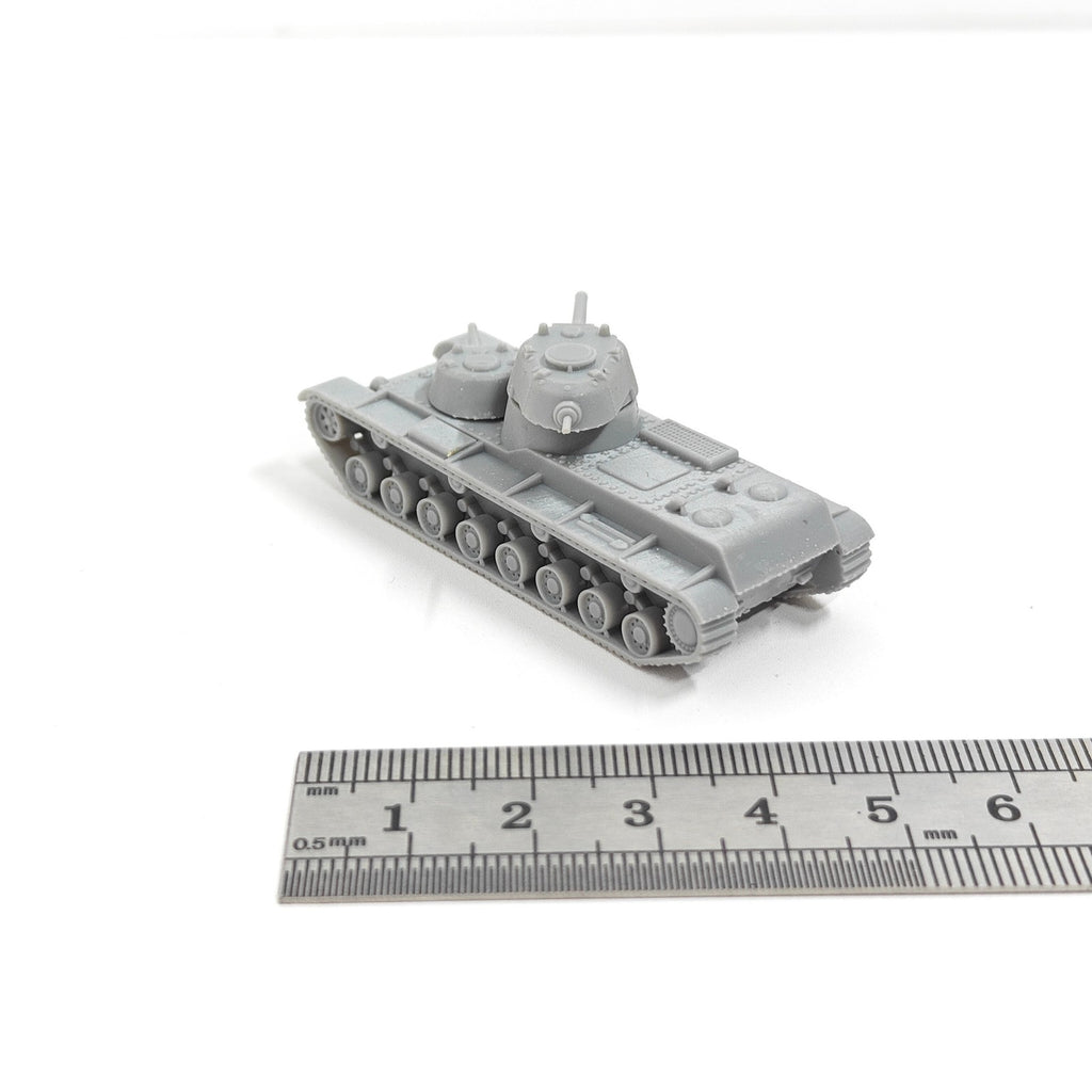 Soviet SMK Heavy Tank,3D Printed,1/144 Scale Mini Tank Model,Resin