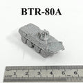 Soviet BTR-80A  APC,3D Printed,1/144 Scale Mini Tank Model,Resin