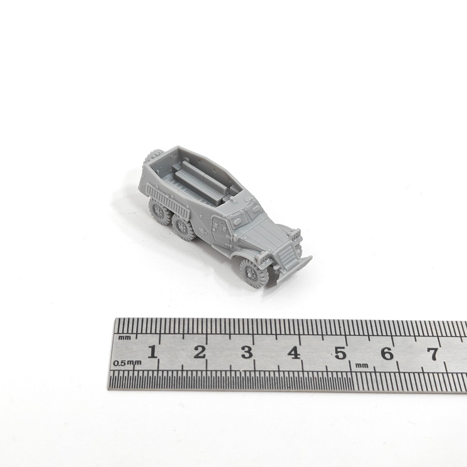 Soviet BTR-152 APC,3D Printed,1/144 Scale Mini Tank Model,Resin