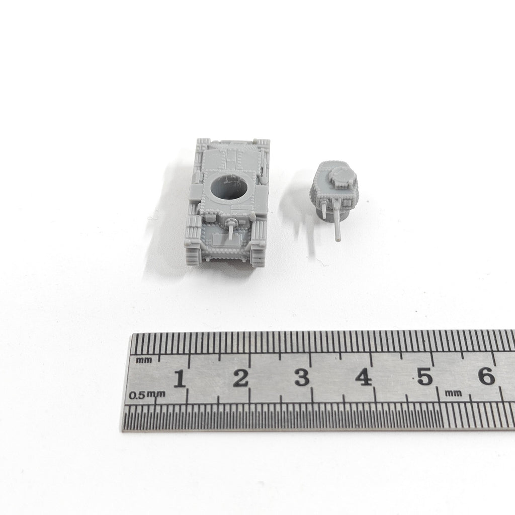 WWII German PZ.38(t) Light Tank,3D Printed,1/144 Scale Mini Tank Model,Resin