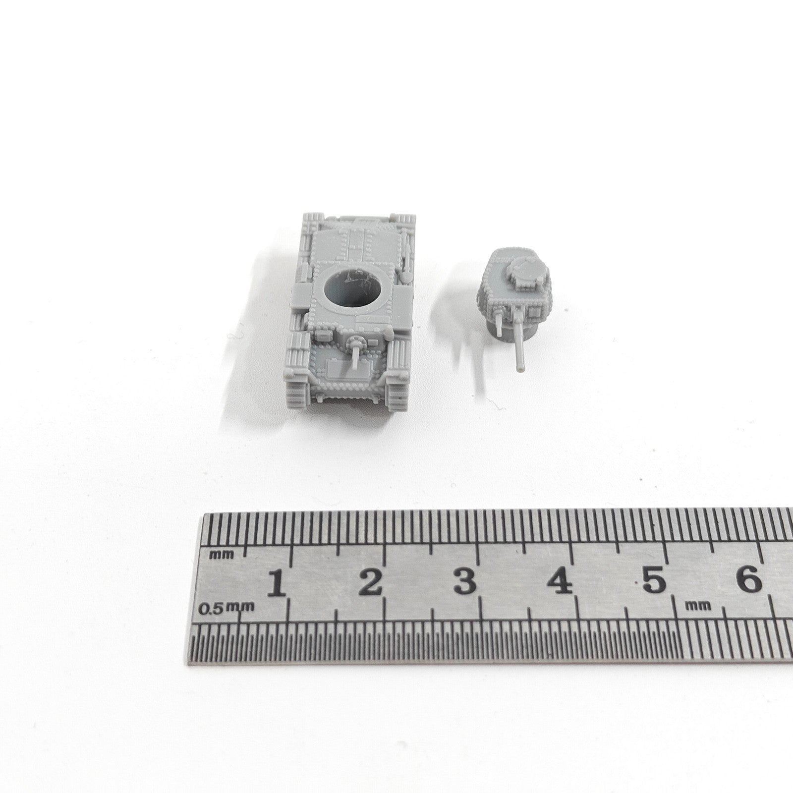 WWII German PZ.38(t) Light Tank,3D Printed,1/144 Scale Mini Tank Model,Resin