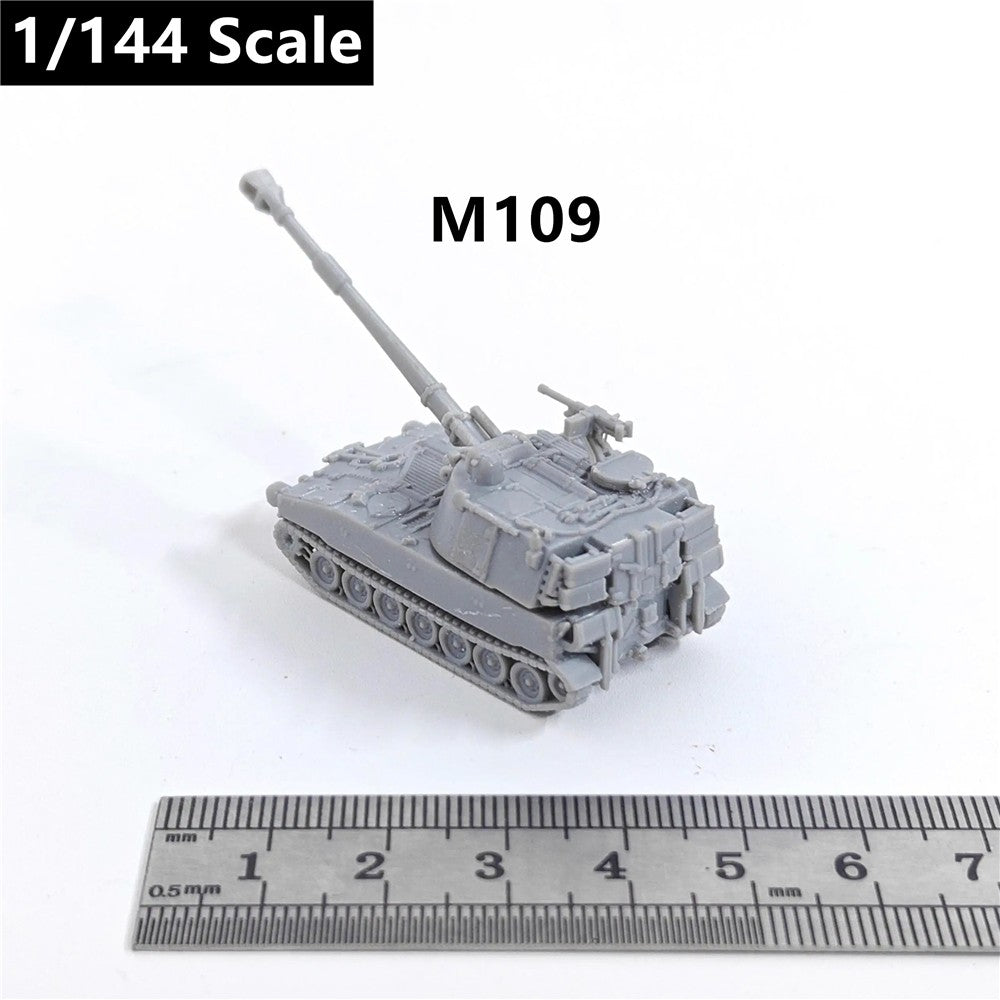 US M109 Self-Propelled Howitzer, 3D Printed ,1/144 Scale Mini Tank Model,Resin