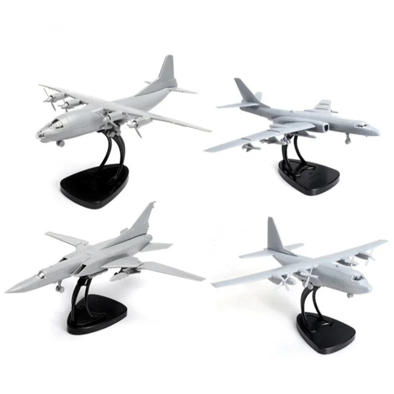 1/144 Scale C-130 An-12 H-6K Tu-22m3 Aircraft Assemble Plastic Model Toy