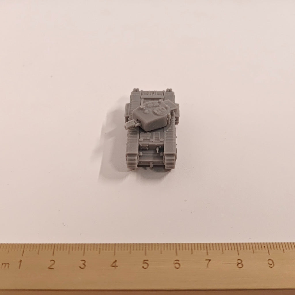 WWII British Churchill AVRE,3D Printed,1/144 Scale Mini Tank Model,Resin
