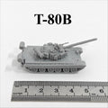 Soviet T-80B Main Battle Tank,3D Printed,1/144 Scale Mini Tank Model,Resin
