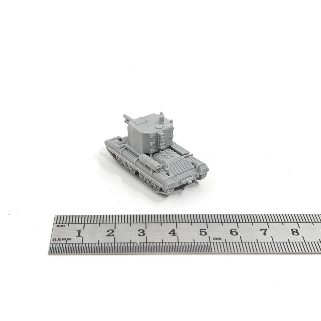 British Bishop Self-Propelled Gun,3D Printed,1/144 Scale Mini Tank Model,Resin