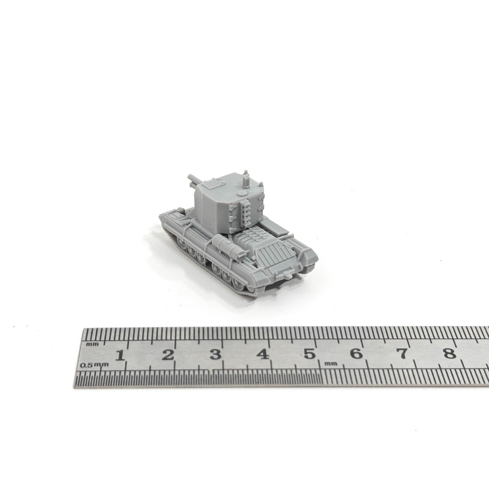 British Bishop Self-Propelled Gun,3D Printed,1/144 Scale Mini Tank Model,Resin