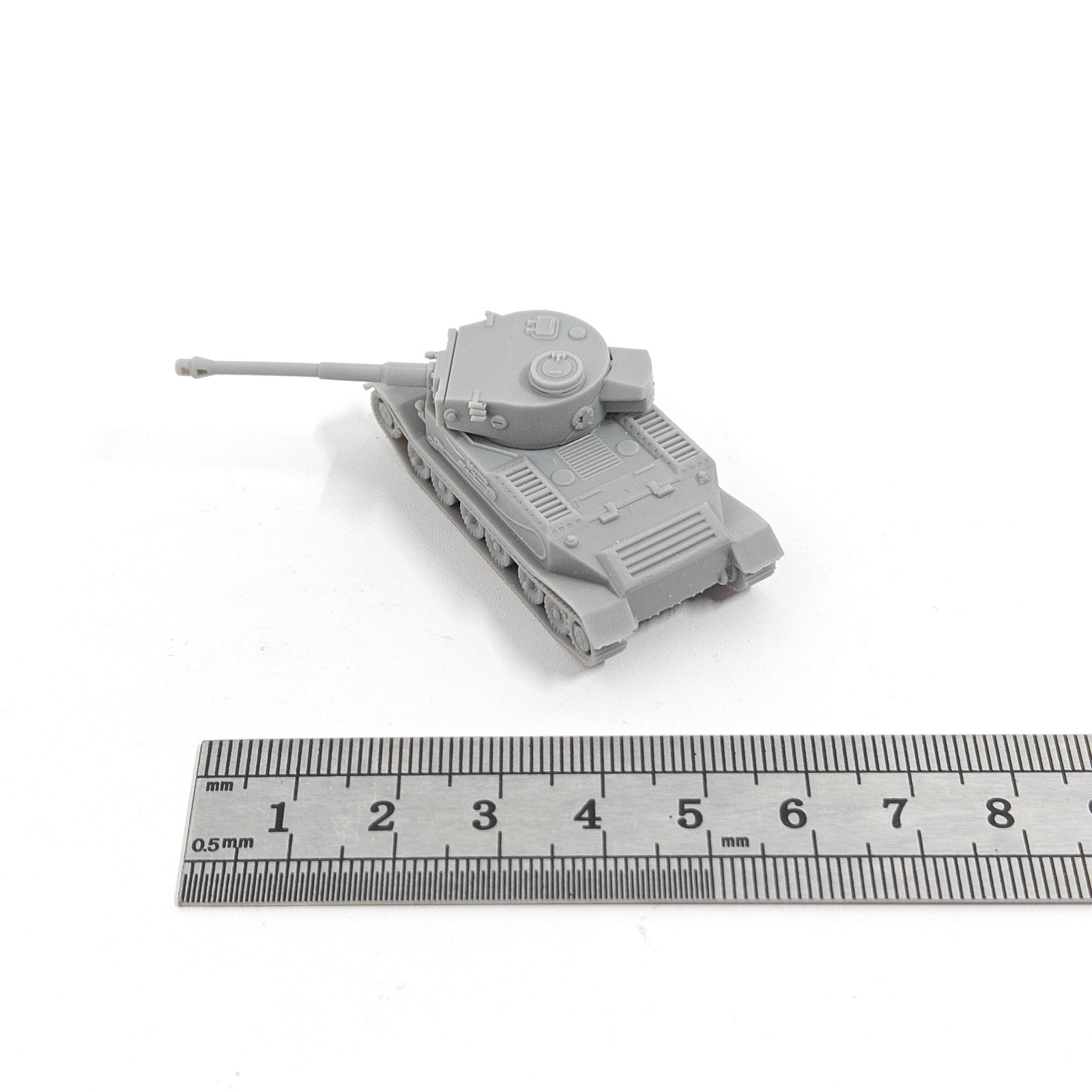 WWII German Tiger P Heavy Tank,3D Printed,1/144 Mini Tank Model,Resin