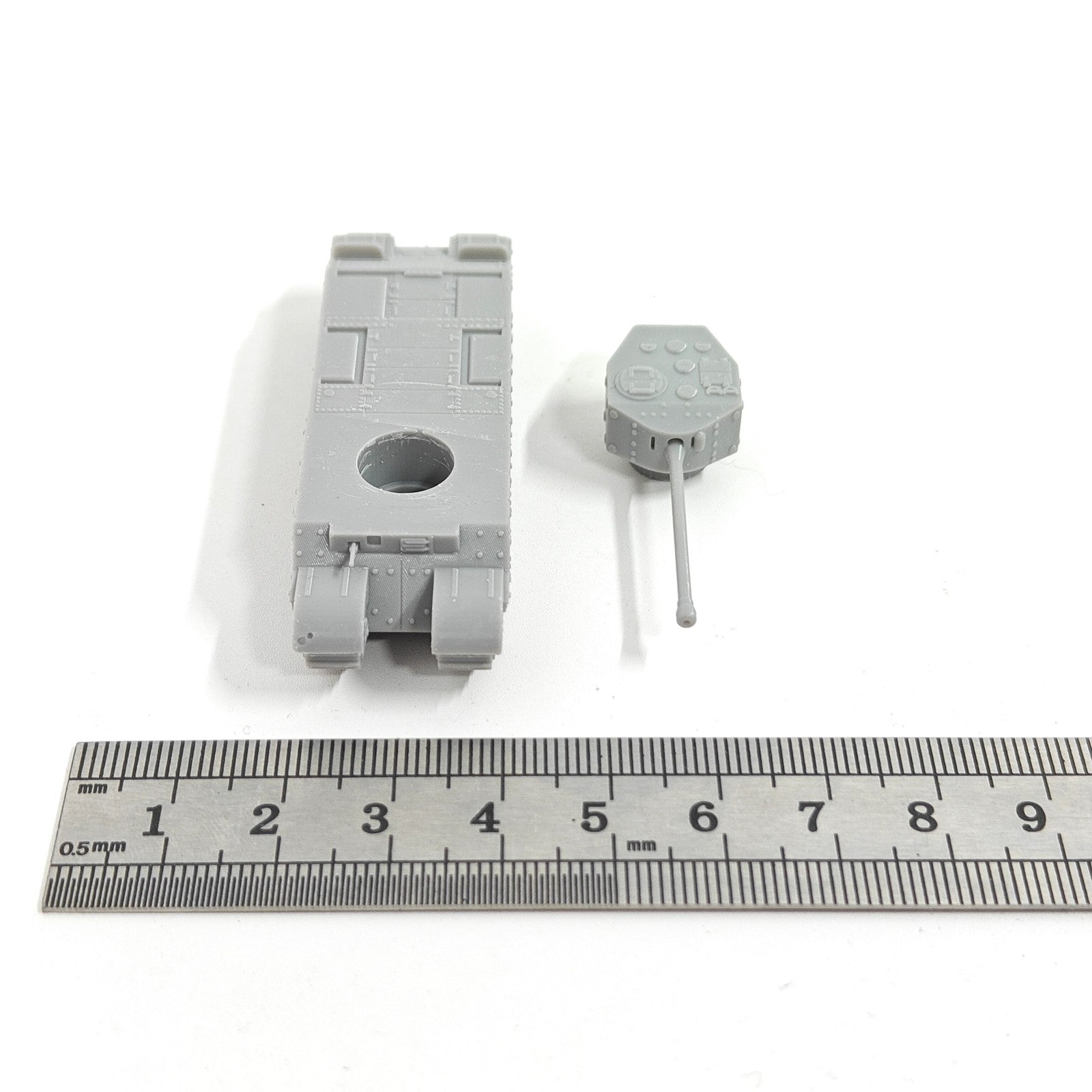 WWII British TOGⅡ Tank,3D Printed,1/144 Scale Mini Tank Model,Resin