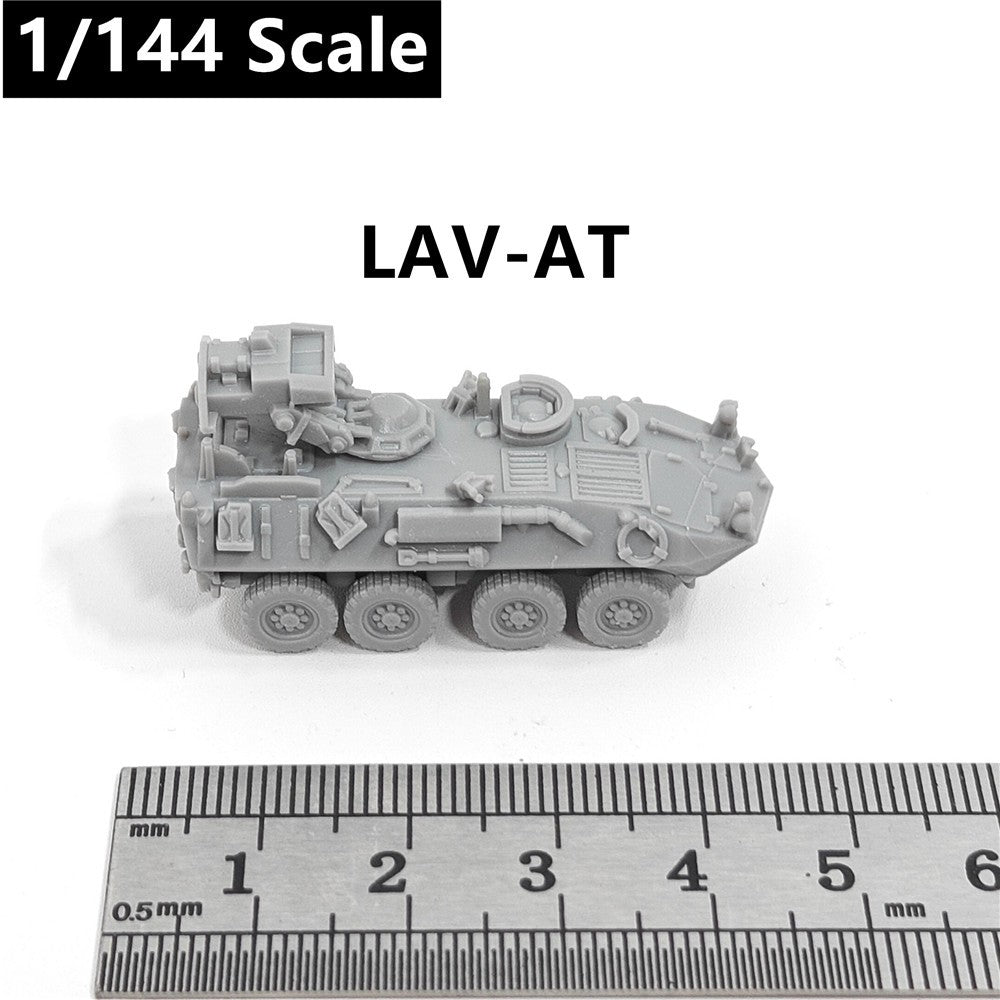 U.S. Army LAV-AT, 3D Printed ,1/144 Scale Mini Tank Model,Resin