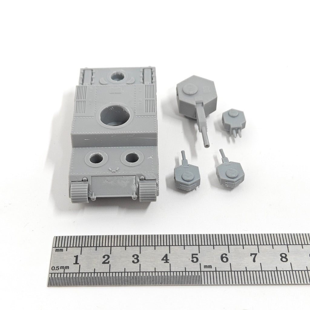 Japanese O-I Super Heavy Tank,3D Printed,1/144 Scale Mini Tank Model,Resin