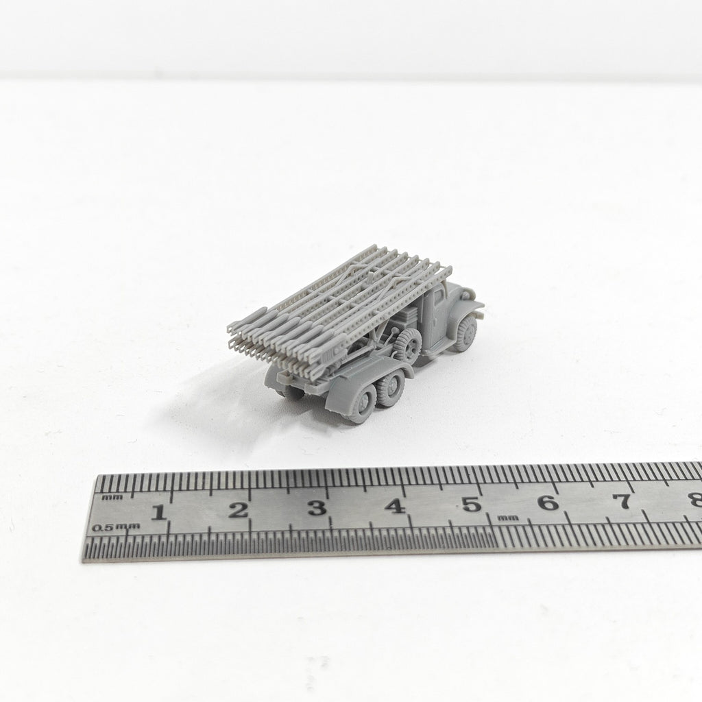 WWII Soviet BM-13 Rocket Artillery,3D Printed,1/144 Scale Mini Tank Model,Resin