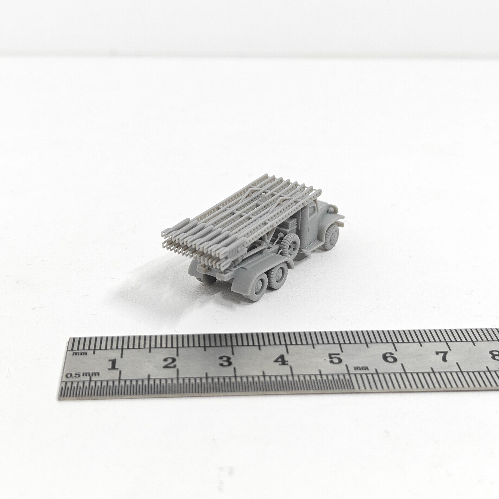 WWII Soviet BM-13 Rocket Artillery,3D Printed,1/144 Scale Mini Tank Model,Resin